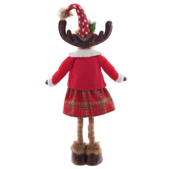 Игрушка набивная &quot;Олень&quot; (телескоп ноги), L29 W17 H98/48 см, 2в.