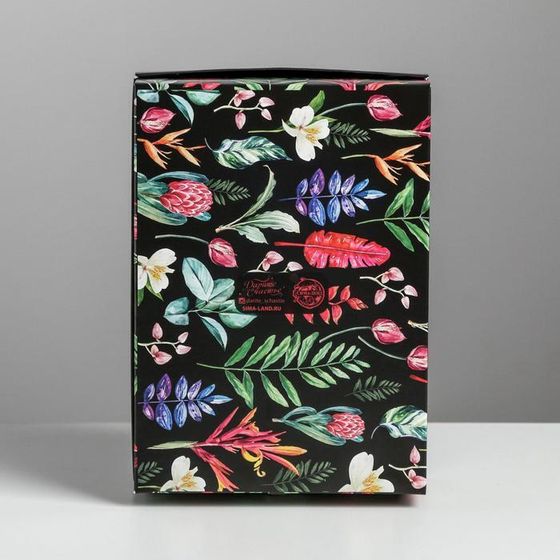 !Коробка складная 2 штуки «Цветочный сад», 21 × 15 × 7 см