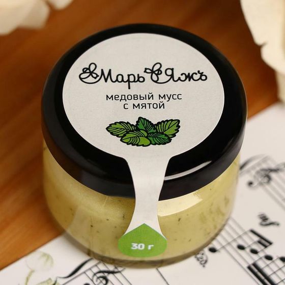 Медовый мусс «Марь&amp;amp;Яжъ», с мятой, 30 г