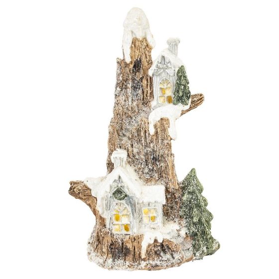 Фигурка декоративная &quot;Домик&quot; с подсветкой  (LR44x2,прилаг) , L1, L12 W9 H20 см, 2в.