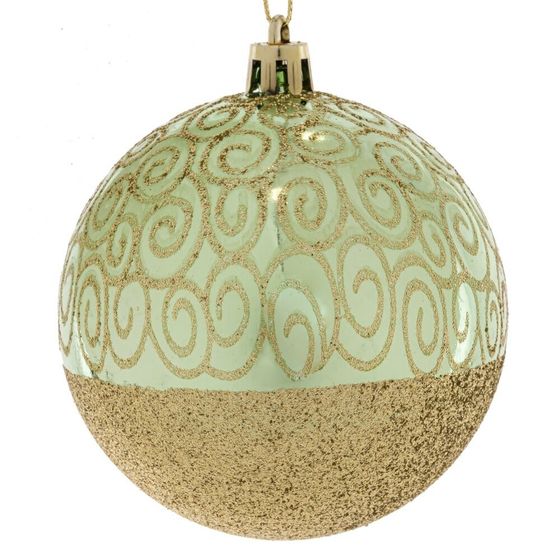 Набор из 12 шт: Украшение новогоднее &quot;Шар&quot;, L35 W27 H9 см