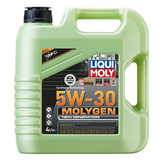 Масло моторное LiquiMoly Molygen New Generation 5W-30 SP GF-6A, НС-синтетическое, 4 л