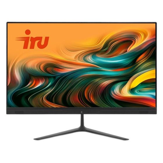 Моноблок IRU P233, 23.8&quot;, VA, i3 1005G1, 8 Гб DDR4, SSD 256 Гб, Intel UHD, Win 11 Pro, черный