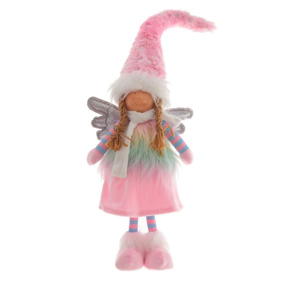 Игрушка набивная с подсветкой  &quot;Ангел&quot; (2хCR2032), L21 W12 H71/43 см, 2в.