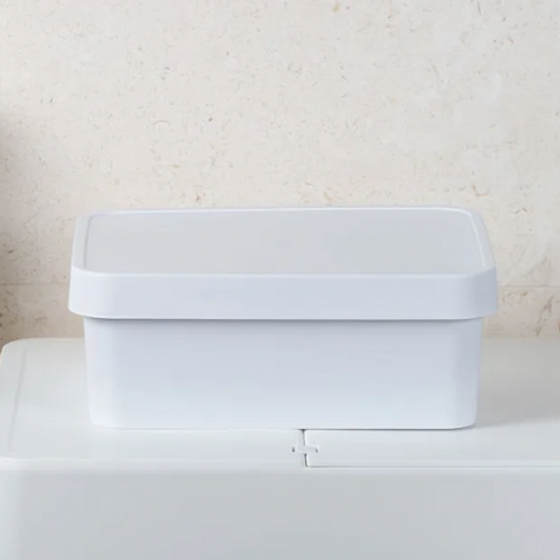 Коробка INFINITY с крышкой 11л белая