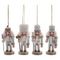 Набор из 4шт Украшение новогоднее &quot;Щелкунчик&quot;, L17,5 W4 H10,5 см