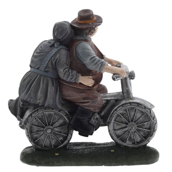 Фигурка декоративная "Бабушка с дедушкой", L18 W8,5 H18 см, 2в.