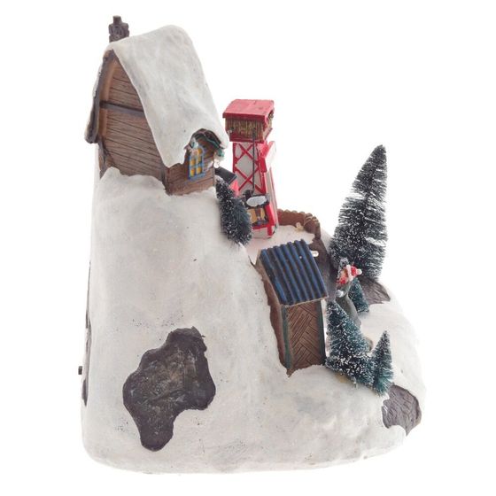 Фигурка декоративная &quot;Рождество&quot; (4 мелодии, подсвет, движ, 3xAA н/п, +USB), L30,5 W20 H24 см