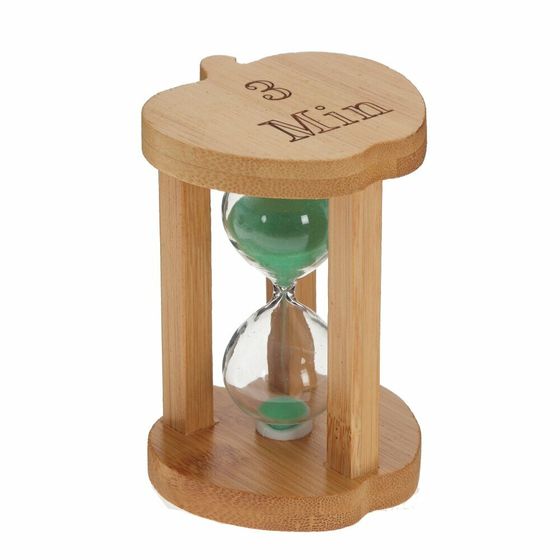 Часы песочные (3 мин.), Д7 Ш7 В10 см, 4в.