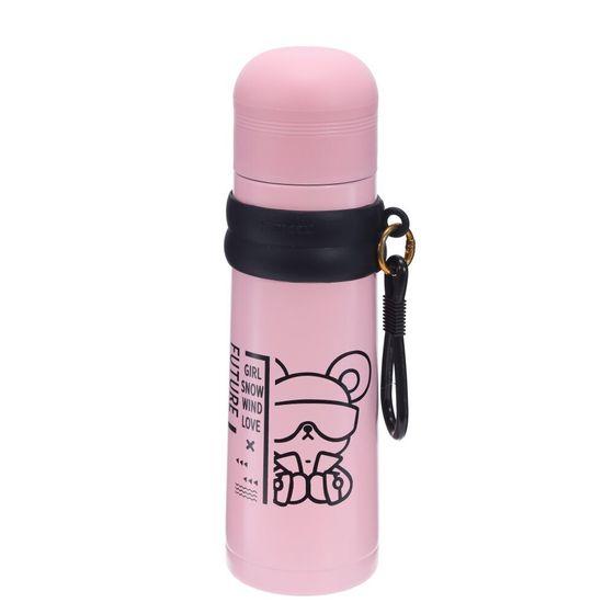 Термос, 500 мл, L7 W7 H24 см, дизайн микс