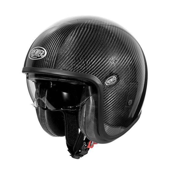 PREMIER HELMETS 23 Vintage Carbon 22.06 open face helmet