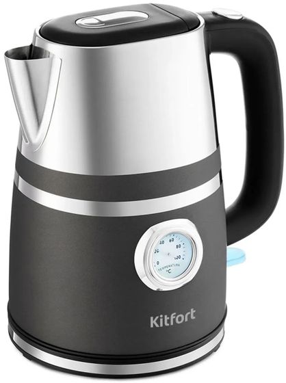 Чайник электрический Kitfort КТ-670-1 1.7л. 2200Вт графит