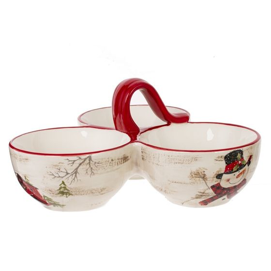 Менажница (3х220мл), 660 мл, L24 W22,5 H12 см