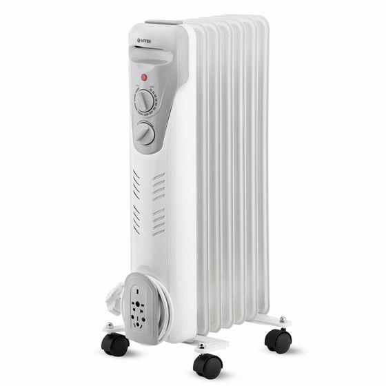 Обогреватель масляный Vitek VT-1708 1500Вт белый