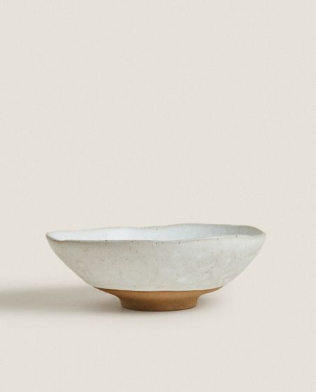 Textured stoneware bowl