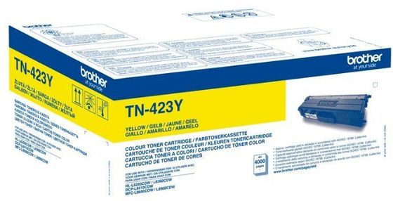 Картридж лазерный Brother TN423Y желтый (4000стр.) для Brother HL-L8260/8360/DCP-L8410/MFC-L8690