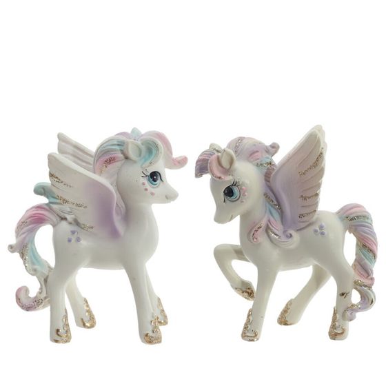 Фигурка декоративная &quot;Пегас&quot;, L7,5 W3,5 H8 см, 2в.