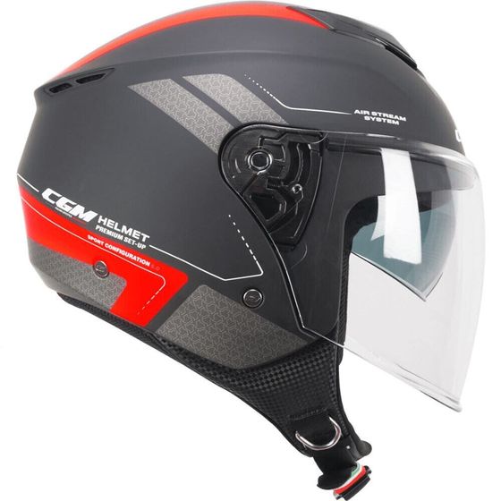 CGM 126A Iper City open face helmet