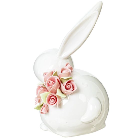 Фигурка декоративная "Заяц", L9,5 W9,5 H14 см