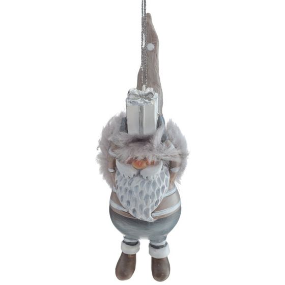 Изделие декоративное подвесное &quot;Дед Мороз&quot;, L5 W4 H12 см, 2в.