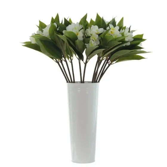 !09 Цветок искусственный "Плюмерия", L35 W35 H93 см.