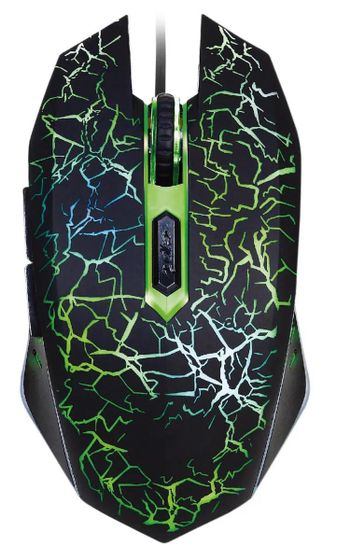 Мышь Oklick 896G черный оптическая проводная игровая (12800dpi) (1431690)