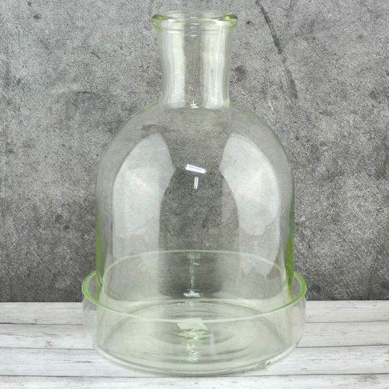 !09 Декоративное изделие "Флорариум" в виде Бутыль-крышка 33x58 см. 20 л.