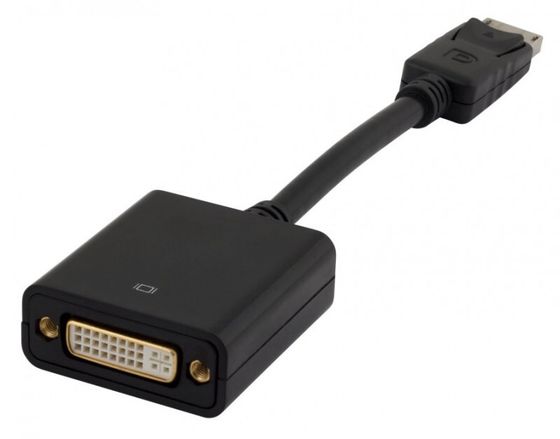 Переходник DisplayPort (m) DVI (f) белый