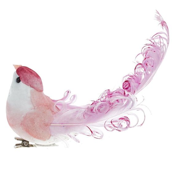 Изделие декоративное &quot;Птичка&quot;, L13 W4 H5 см, 2в.