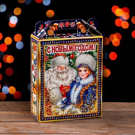 Подарочная коробка «Зимний» 16.8×7×25 см