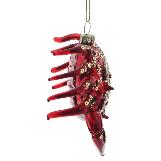 Украшение новогоднее "Краб", L10 W5 H11 см