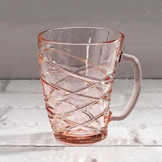 Кружка ШЕЙП АБОНДАНС розовая 320мл