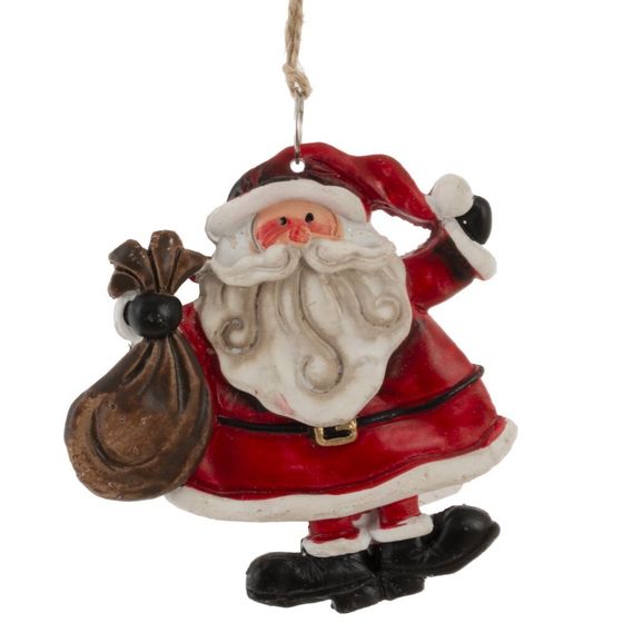 Изделие декоративное подвесное &quot;Дед Мороз&quot;, L7,5 W1,5 H8 см, 4в.