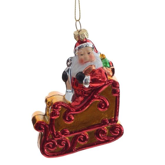 Украшение новогоднее &quot;Дед Мороз&quot;, L8,5 W3,5 H12 см, 3в.