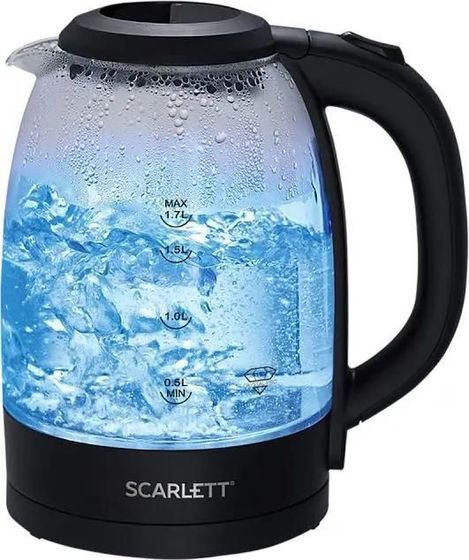 Чайник электрический Scarlett SC-EK27G11 1.7л 2200Вт черный