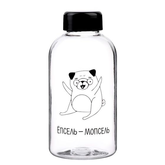 Бутылка для воды, 580 мл, &quot;Епсель - мопсель&quot;