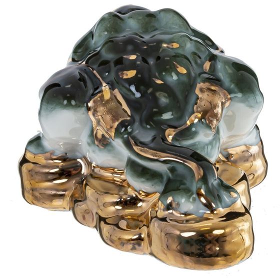 Фигурка декоративная &quot;Лягушка денежная&quot;, Д5 Ш7 В3,5 см