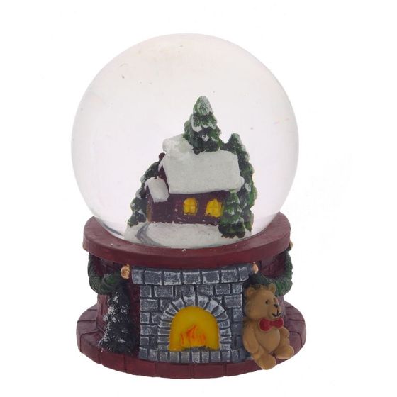 Фигурка декор с стекл шаре &quot;Домик&quot;, D4,5 см, L5 W5 H6 см