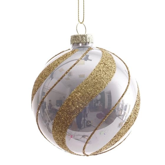 Украшение новогоднее &quot;Шар&quot;, L8 W8 H9 см, 3в.
