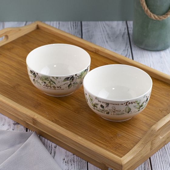 Салатник GREEN LEAFS 13см