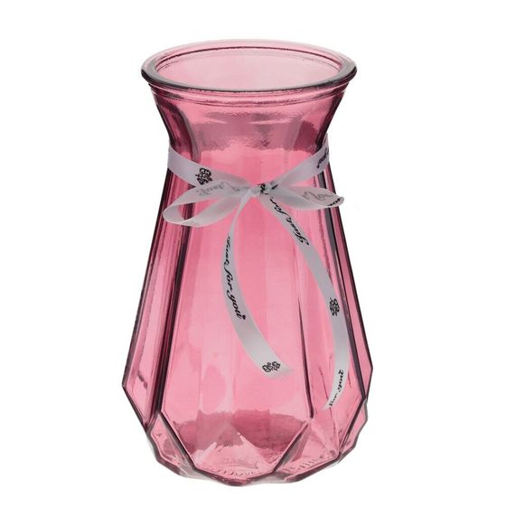 Ваза, 860 мл, L11 W11 H18 см, 3в.