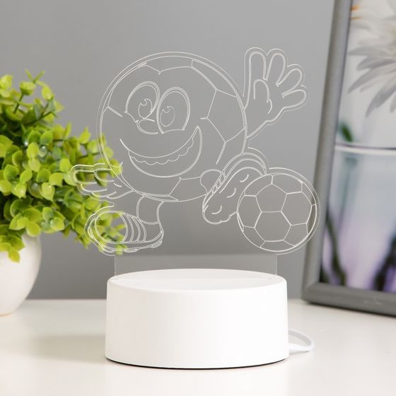 Светильник &quot;Футбик&quot; LED RGB от сети 13х9,5х12,6 см RISALUX