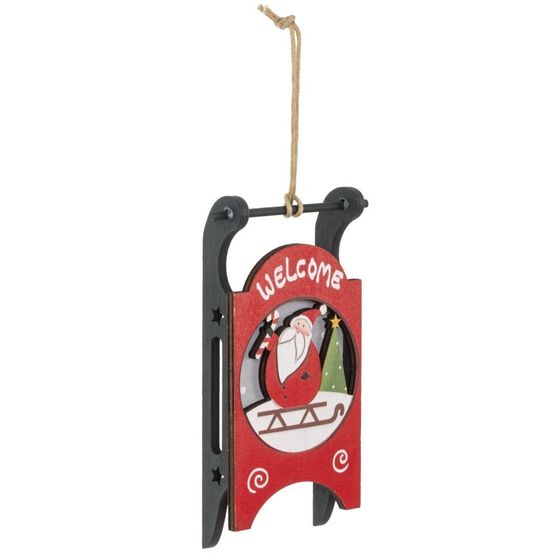 Изделие декоративное подвесное &quot;Сани&quot;, L6,5 W2,5 H14 см, 4в.