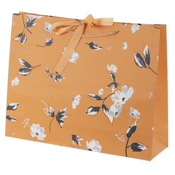 Пакет подарочный (бумага 210г/м2, блок микс 12шт), L38,5 W11 H30 см, 4в.