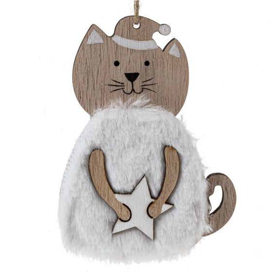 Изделие декоративное подвесное &quot;Кошечка&quot;, L8,5 W2,5 H12 см, 2в.