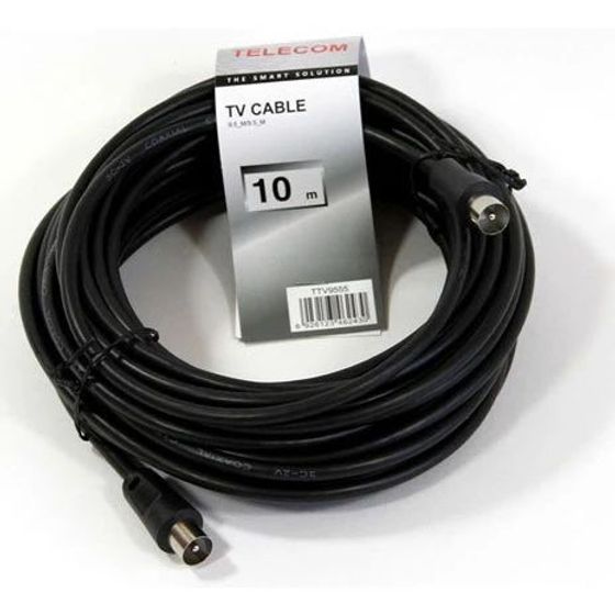 Кабель Telecom TV (m) - TV (m) 10м черный (TTV9555-10M)