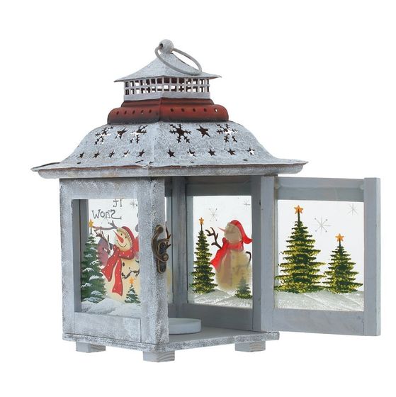 Подсвечник &quot;Фонарик&quot;, L18 W18 H31 см