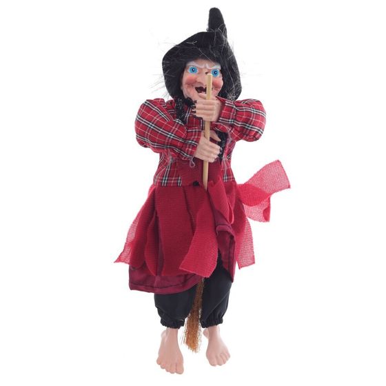 Игрушка набивная &quot;Баба-яга&quot;, Д15 Ш11 В28 см, 3в.