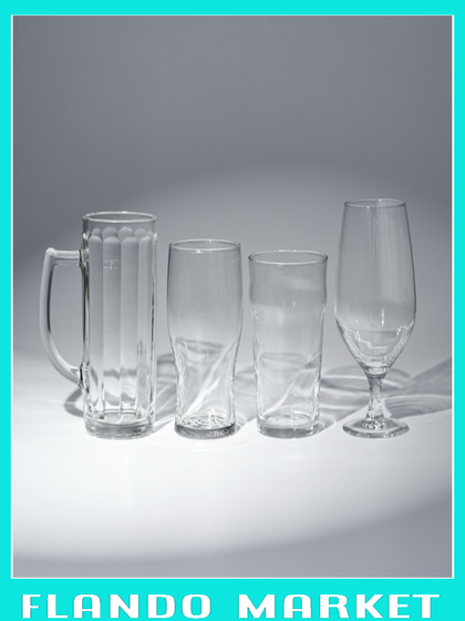 Набор стаканов ВРЕМЯ ДЕГУСТАЦИЙ КРАФТ БИР без декора 4шт
