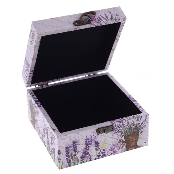 Шкатулка, L14 W14 H8 см